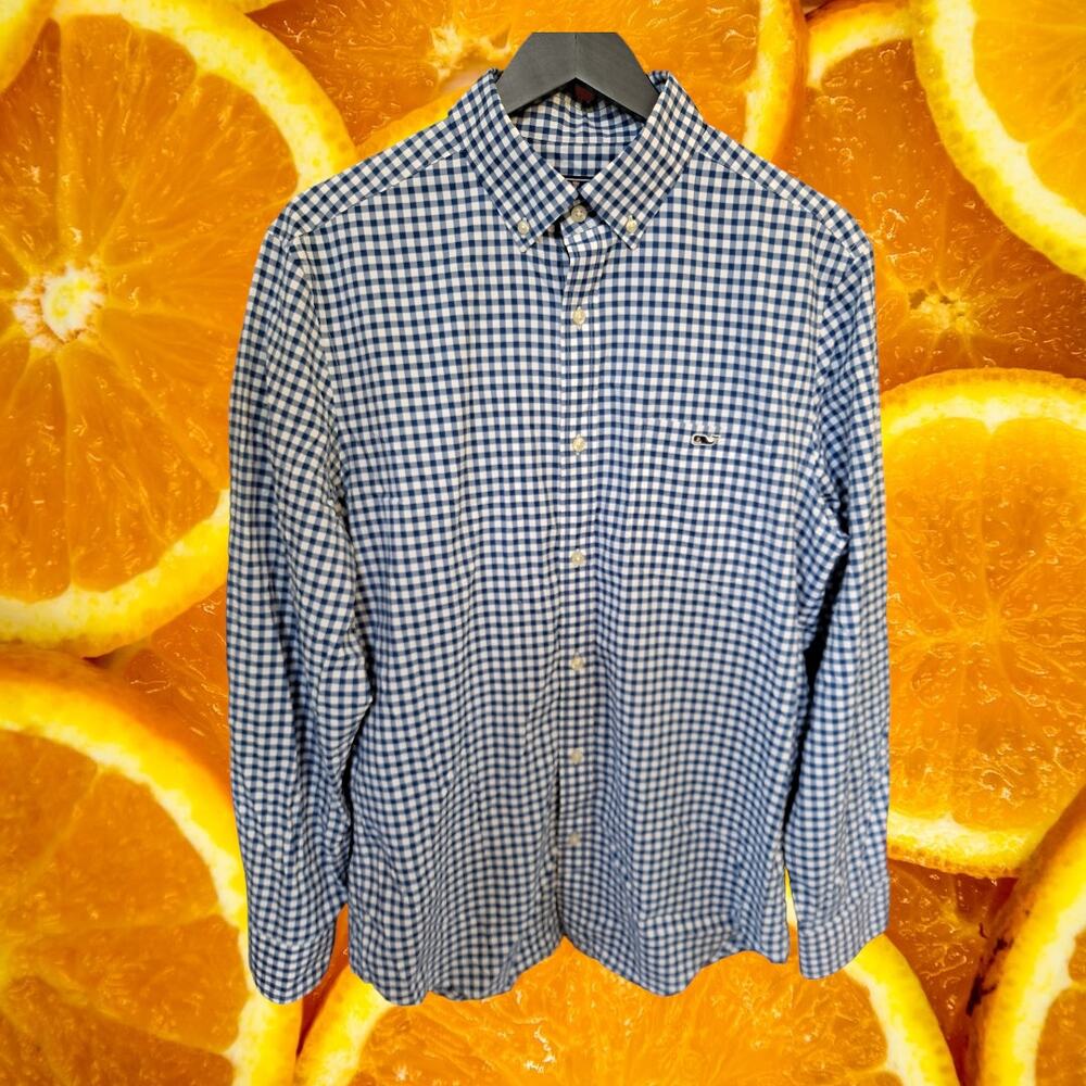 Vineyard Vines Performance Classic Fit Tucker Shirt Size Medium